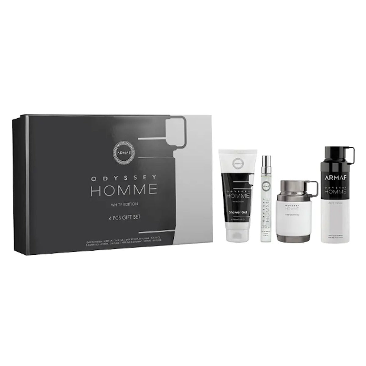 Armaf Odyssey Homme White Edition EDP 100 ml (3.4 oz) Gift Set