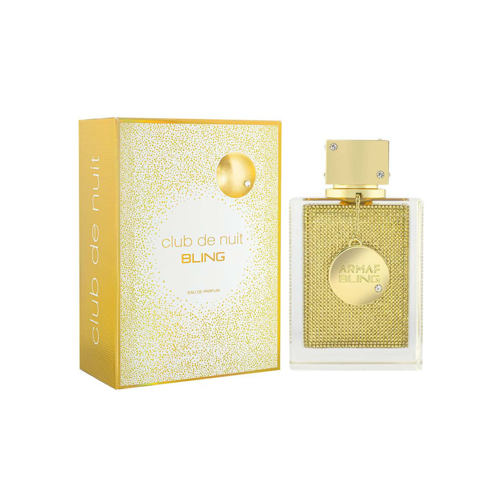 Armaf Club de Nuit Bling Gold EDP bottle detail