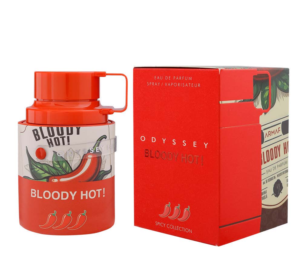 Armaf Odyssey Bloody Hot EDP 100 ml (3.4 oz), frasco y caja original
