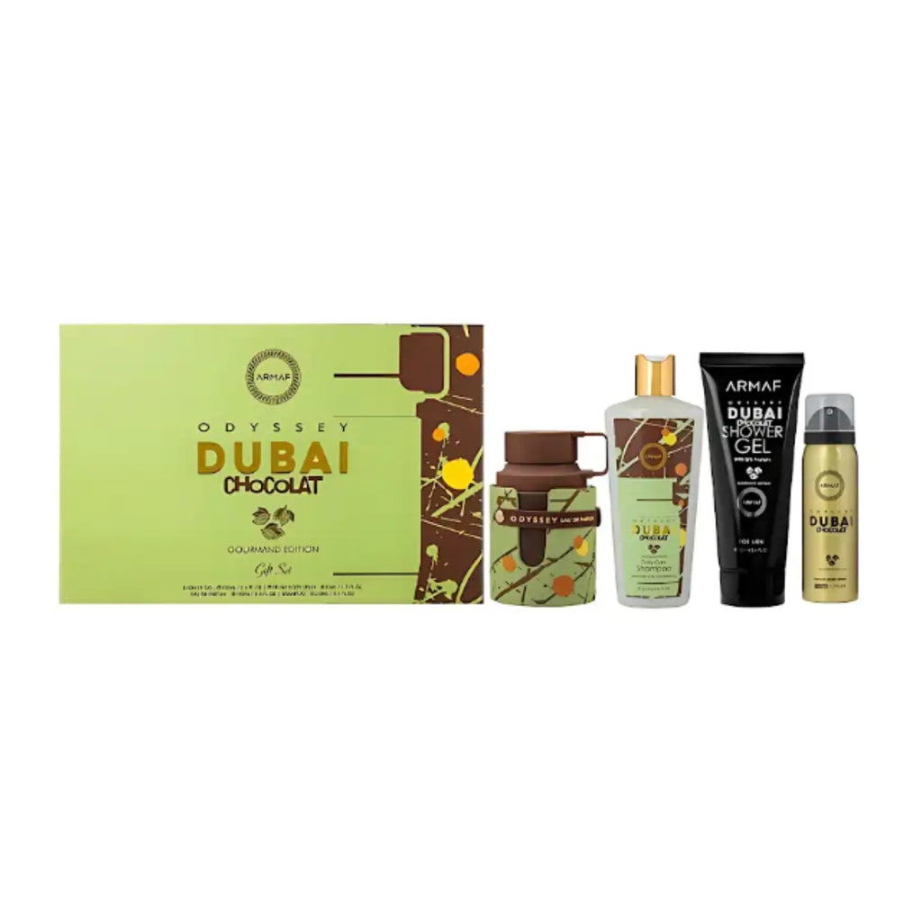 Armaf Odyssey Dubai Chocolat EDP 100 ml (3.4 oz) Gift Set - frente