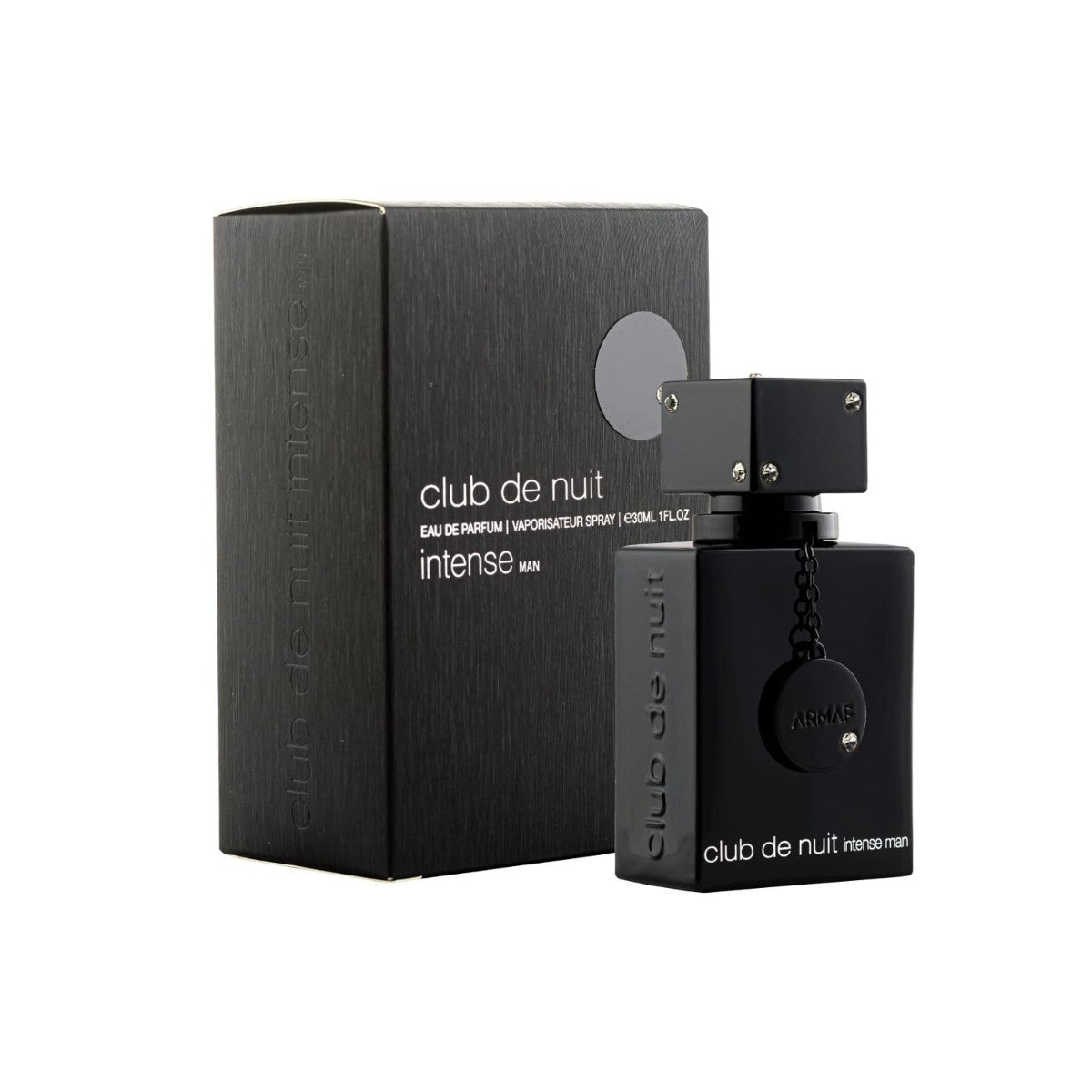 Armaf Club de Nuit Intense Man EDT 105 ml (3.6 oz) - botella caja angulo