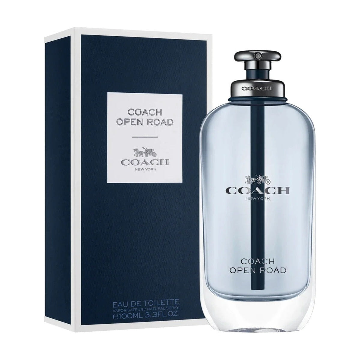 Coach Open Road EDT 100 ml (3.3 oz), frasco y caja original
