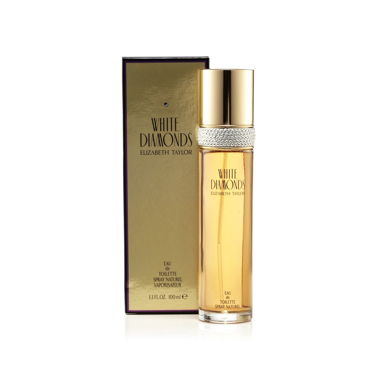 Elizabeth Taylor White Diamonds EDT 100 ml (3.4 oz) - ángulo