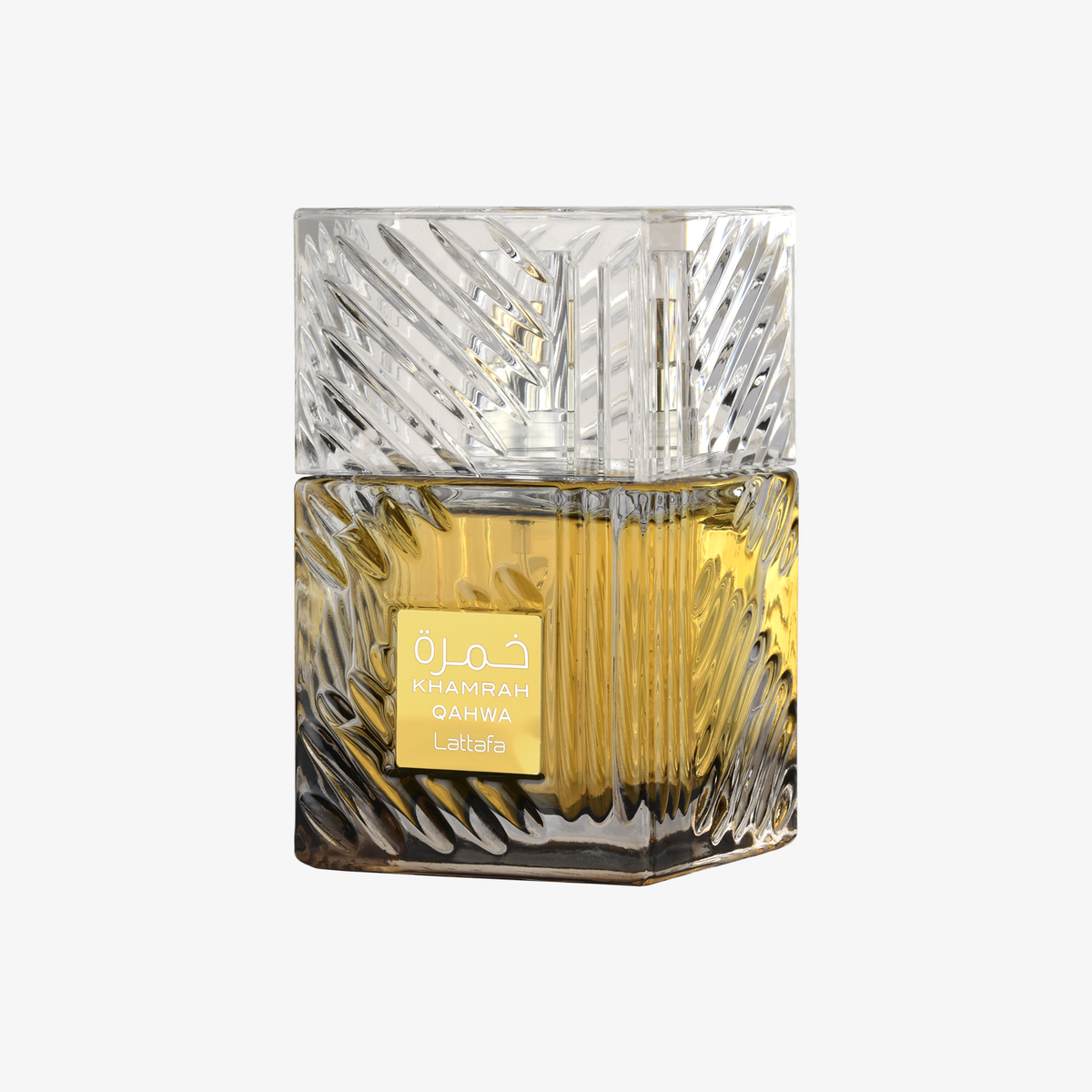 Lattafa Khamrah Qahwa EDP 100 ml (3.4 oz), frasco original