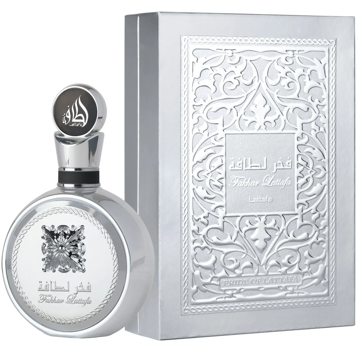 Lattafa Fakhar Silver EDP 100 ml (3.4 oz)