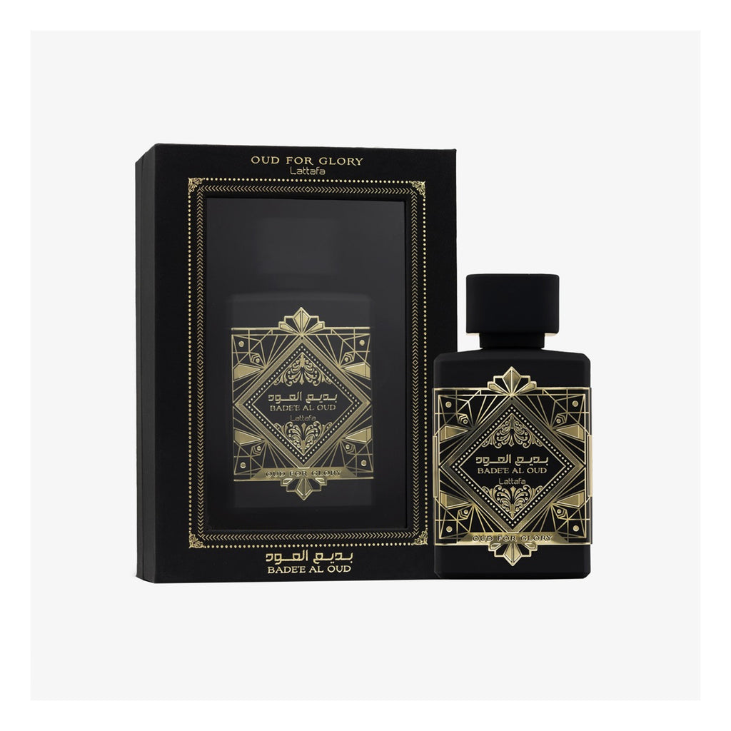 Lattafa Bade'e Al Oud Oud for Glory EDP 100 ml (3.4 oz) - frente