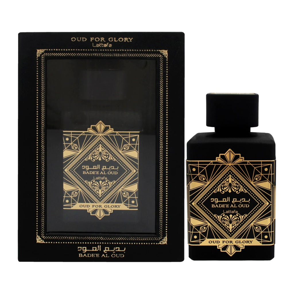 Lattafa Bade'e Al Oud Oud for Glory EDP 100 ml (3.4 oz) - detalle
