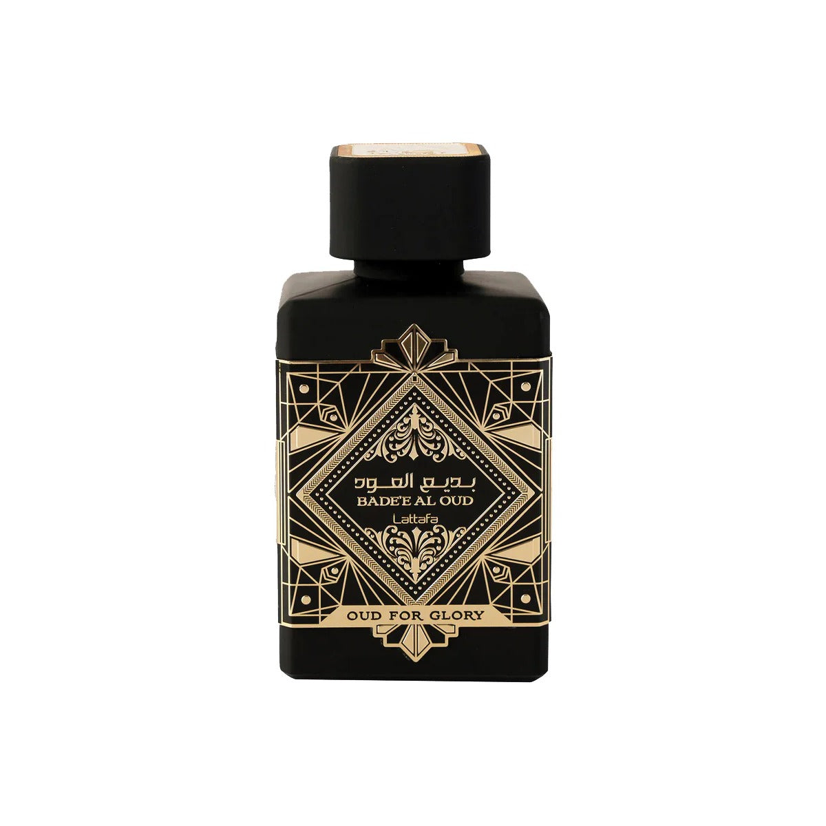 Lattafa Bade'e Al Oud Oud for Glory EDP 100 ml (3.4 oz) - caja