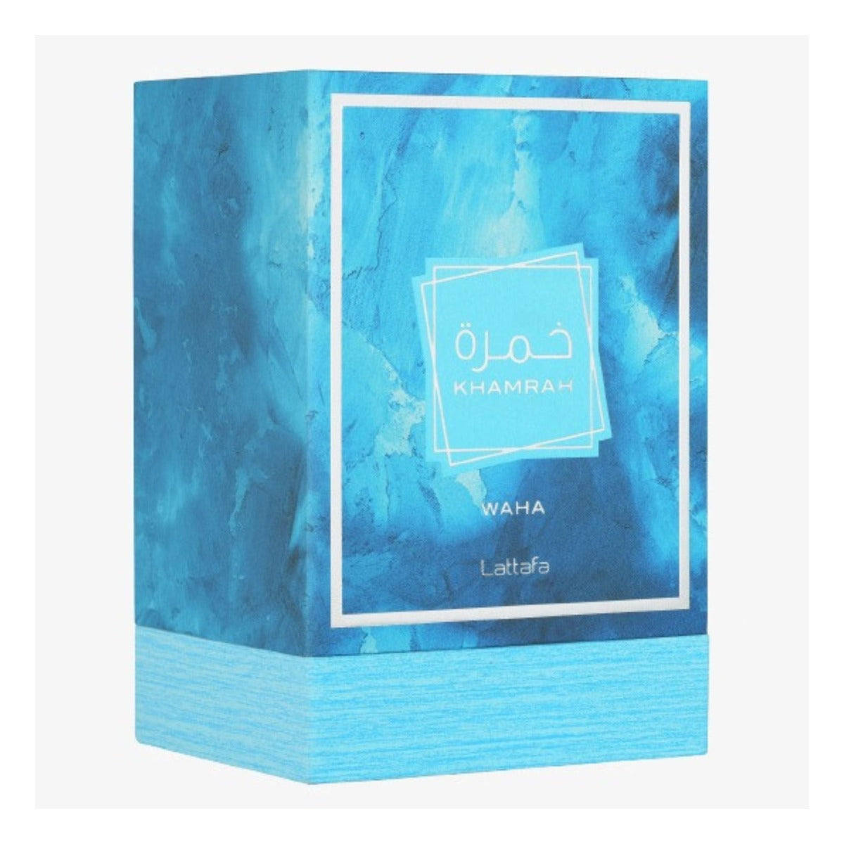Lattafa Khamrah Waha EDP 100 ml (3.4 oz) - ángulo