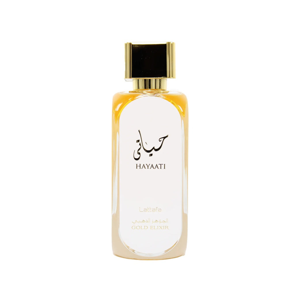 Lattafa Hayaati Gold Elixir EDP 100 ml (3.4 oz) - detalle